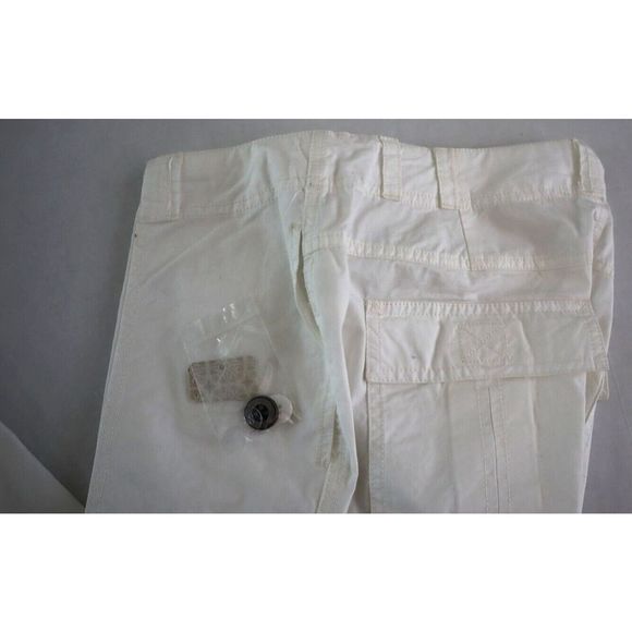 Free People OB1425597 Womens Sz 6 White The Thing Is Low Rise Utility Pants $128 - Picture 5 of 12